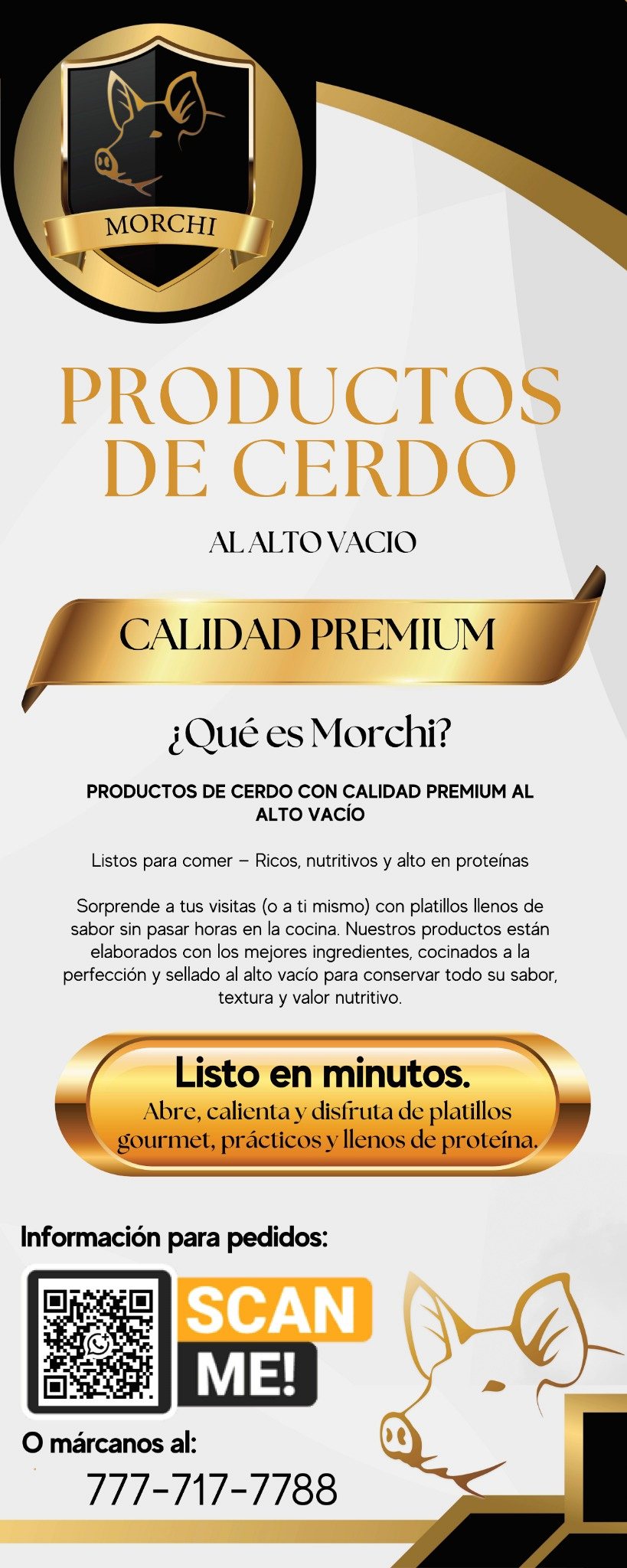Calidad premium · Alto vacío